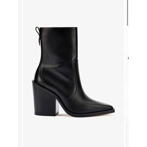 Larroudé James women’s Boot In Black Leather (new) Sz 7.5